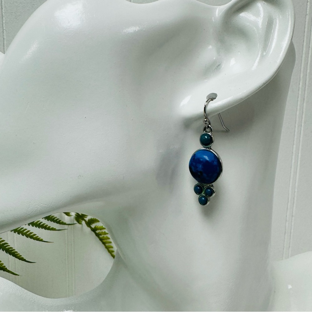 Lia Sophia “Deep End” Earrings - Beautiful Blue